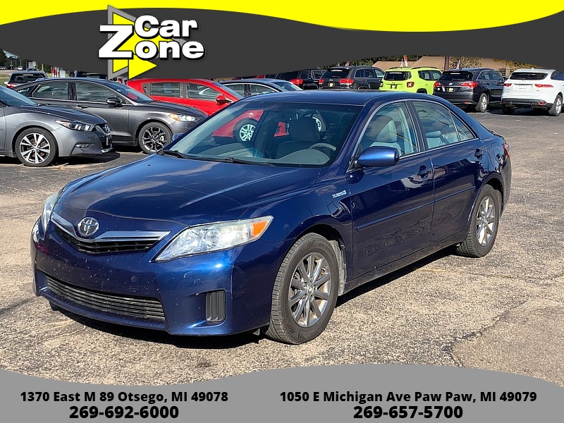 Used 2010  Toyota Camry Hybrid 4d Sedan at Car Zone Sales near Otsego, MI