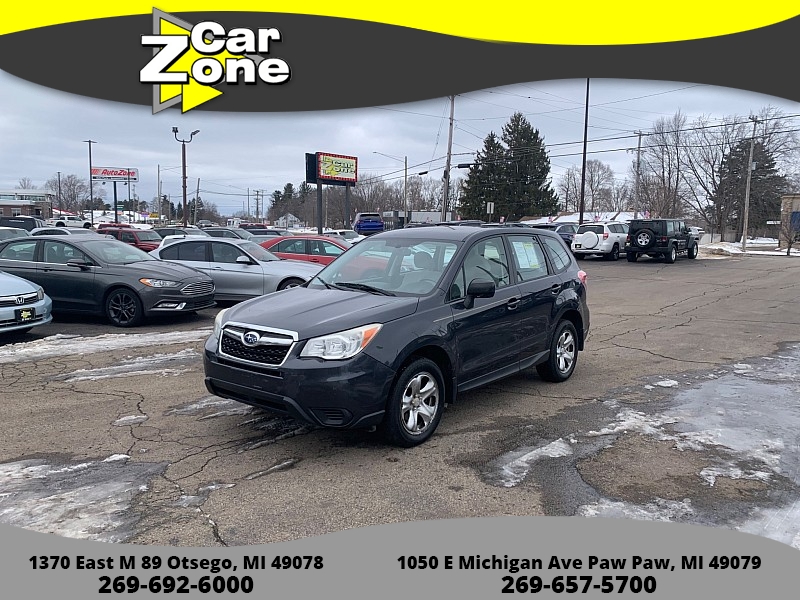 Used 2014  Subaru Forester 4d SUV i CVT at Car Zone Sales near Otsego&comma; MI