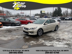 Used 2014  Honda Accord Sedan 4d Sport CVT at Car Zone Sales near Otsego&comma; MI