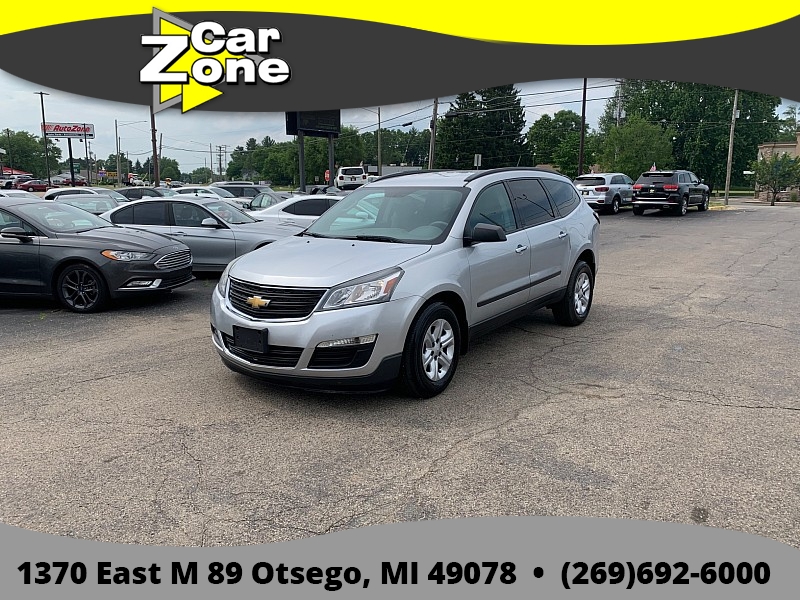 Used 2014  Chevrolet Traverse 4d SUV FWD LS at Car Zone Sales near Otsego&comma; MI