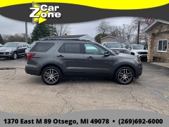 Used 2018  Ford Explorer 4d SUV 4WD Sport at Car Zone Sales near Otsego&comma; MI