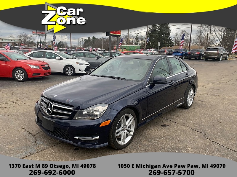 Used 2014  Mercedes-Benz C-Class 4d Sedan C300 Sport 4matic at Car Zone Sales near Otsego, MI