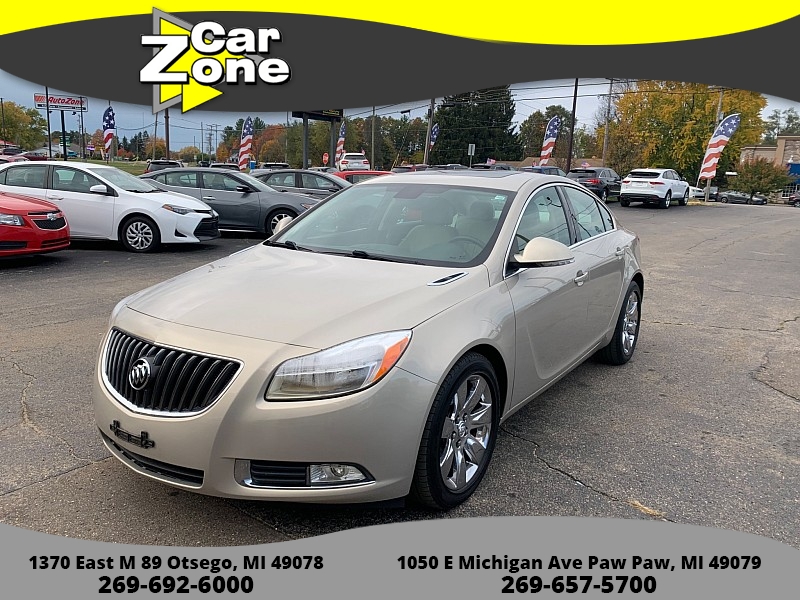 Used 2012  Buick Regal 4d Sedan Base at Car Zone Sales near Otsego, MI