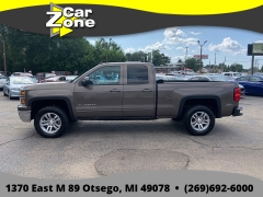 Used 2015  Chevrolet Silverado 1500 4WD Double Cab LT at Car Zone Sales near Otsego&comma; MI