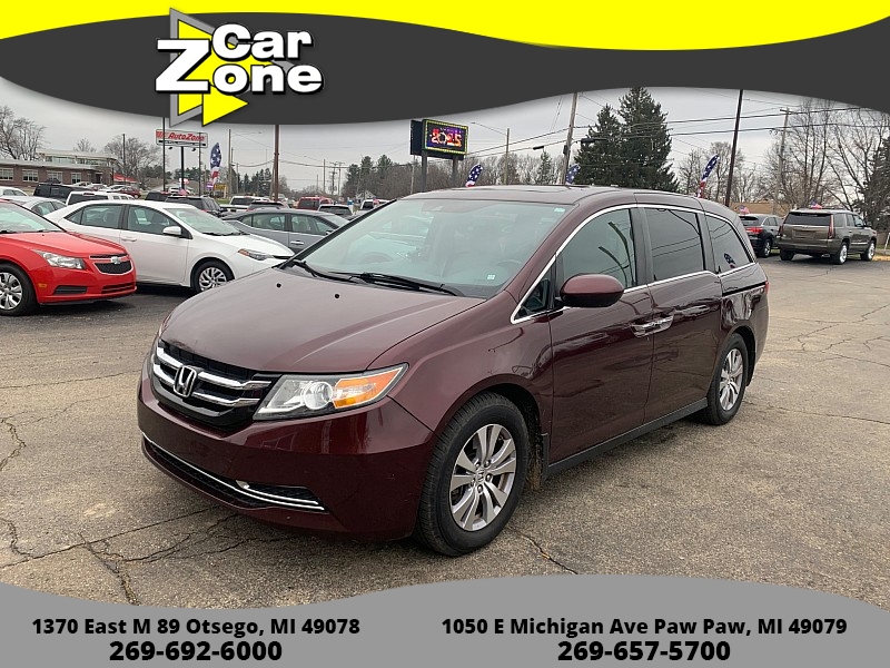 Used 2014  Honda Odyssey 4d Wagon EX-L at Car Zone Sales near Otsego, MI