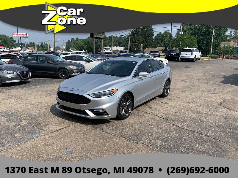 Used 2017  Ford Fusion 4d Sedan Sport AWD at Car Zone Sales near Otsego&comma; MI
