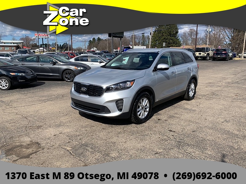 Used 2019  Kia Sorento 4d SUV AWD LX V6 at Car Zone Sales near Otsego&comma; MI