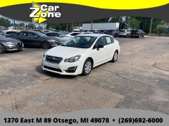  2016 Subaru Impreza 4d Sedan i CVT at Car Zone Sales near Otsego&comma; MI