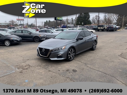 Used 2021 Nissan Altima 2.5 SR Sedan at Car Zone Sales near Otsego, MI