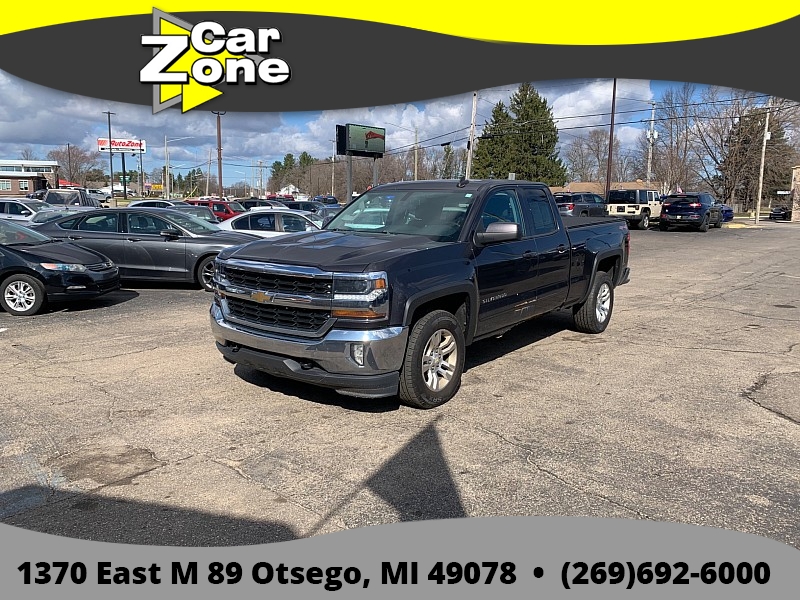 Used 2016  Chevrolet Silverado 1500 4WD Double Cab LT at Car Zone Sales near Otsego&comma; MI