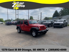 Used 2011  Jeep Wrangler Unlimited 4d Convertible Sport at Car Zone Sales near Otsego&comma; MI