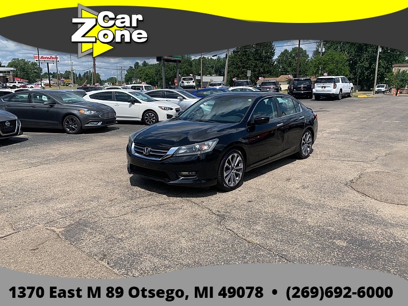 Used 2015  Honda Accord Sedan 4d Sport CVT at Car Zone Sales near Otsego&comma; MI