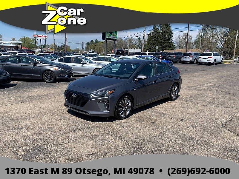 Used 2018  Hyundai Ioniq Hybrid 4d Hatchback Limited at Car Zone Sales near Otsego&comma; MI