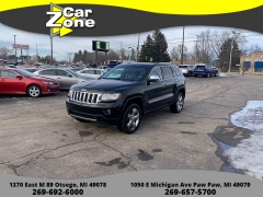 Used 2011  Jeep Grand Cherokee 4d SUV 4WD Overland at Car Zone Sales near Otsego&comma; MI