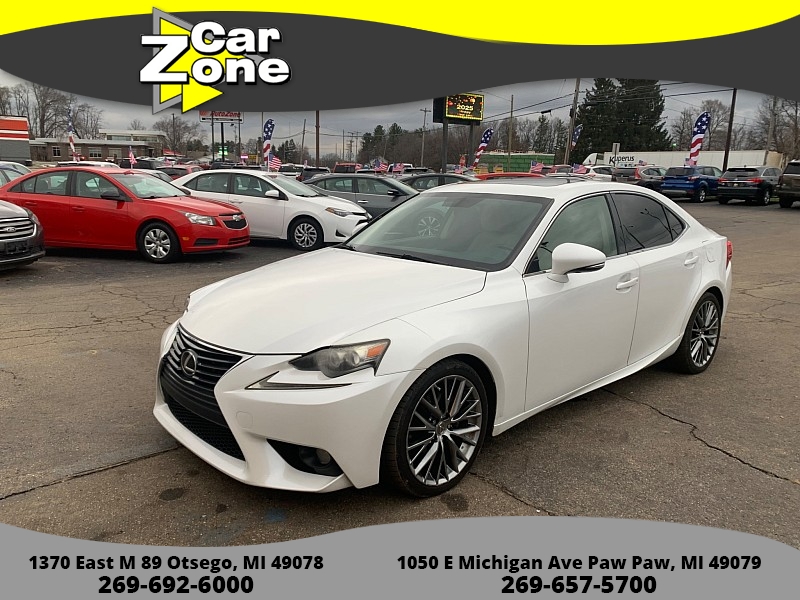 Used 2014  Lexus IS 250 4dr Sport Sdn Auto AWD at Car Zone Sales near Otsego, MI