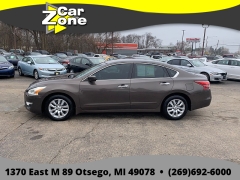 Used 2013  Nissan Altima 4d Sedan S 2&period;5L at Car Zone Sales near Otsego&comma; MI