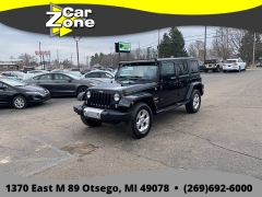  2015 Jeep Wrangler Unlimited 4d Convertible Sahara at Car Zone Sales near Otsego&comma; MI