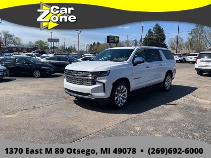 Used 2021 Chevrolet Suburban 4WD 4dr Premier at Car Zone Sales near Otsego, MI