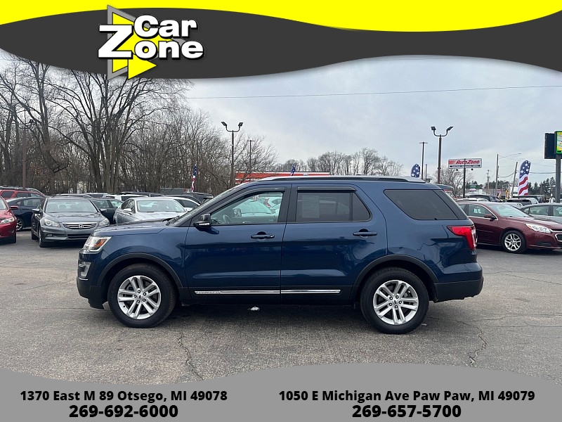 Used 2017  Ford Explorer 4d SUV FWD XLT Ecoboost at Car Zone Sales near Otsego, MI