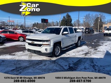 Used 2018 Chevrolet Silverado 1500 4WD Crew Cab LT Z71 at Car Zone Sales near Otsego, MI