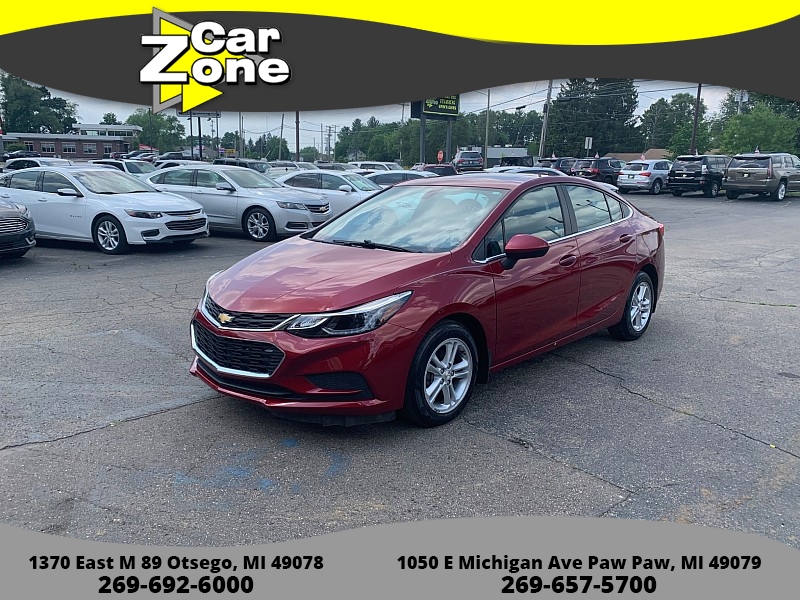 Used 2017 Chevrolet Cruze 4d Sedan LT Auto at Car Zone Sales near Otsego, MI