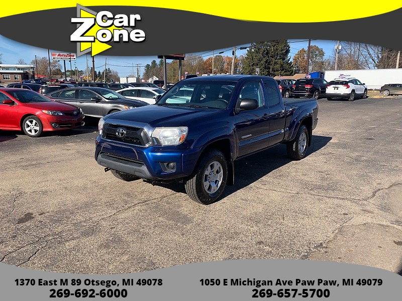 Used 2014  Toyota Tacoma 4WD Access Cab I4 (Natl) at Car Zone Sales near Otsego, MI