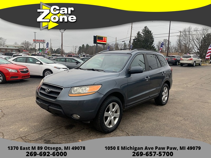 Used 2009  Hyundai Santa Fe 4d SUV AWD SE at Car Zone Sales near Otsego, MI