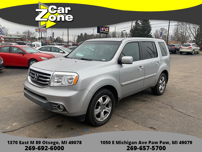 Used 2012  Honda Pilot 4d SUV FWD EX-L at Car Zone Sales near Otsego, MI