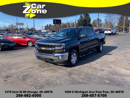 Used 2017 Chevrolet Silverado 1500 4WD Crew Cab LT at Car Zone Sales near Otsego, MI