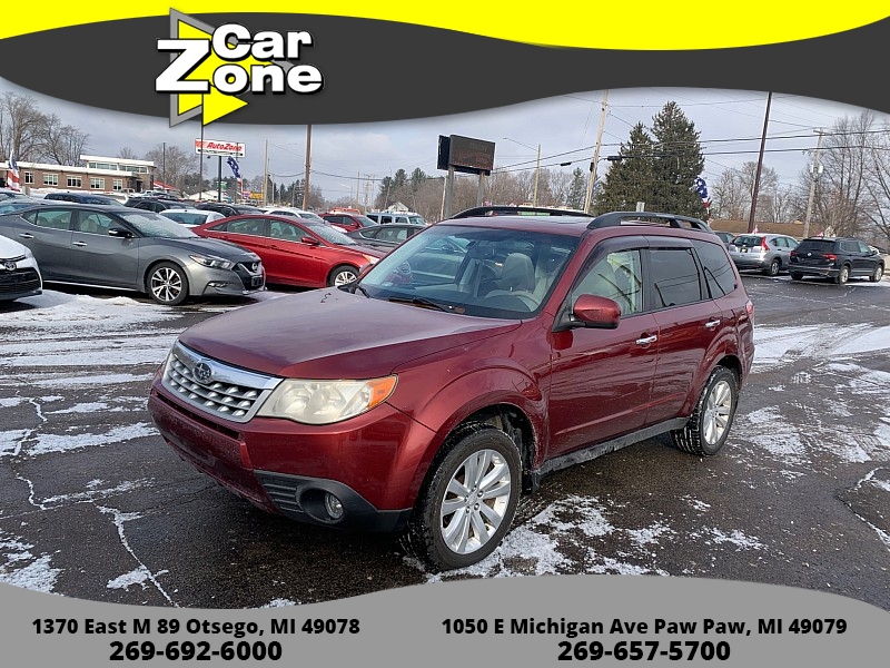 Used 2013  Subaru Forester 4d SUV X Premium Auto PZEV at Car Zone Sales near Otsego, MI