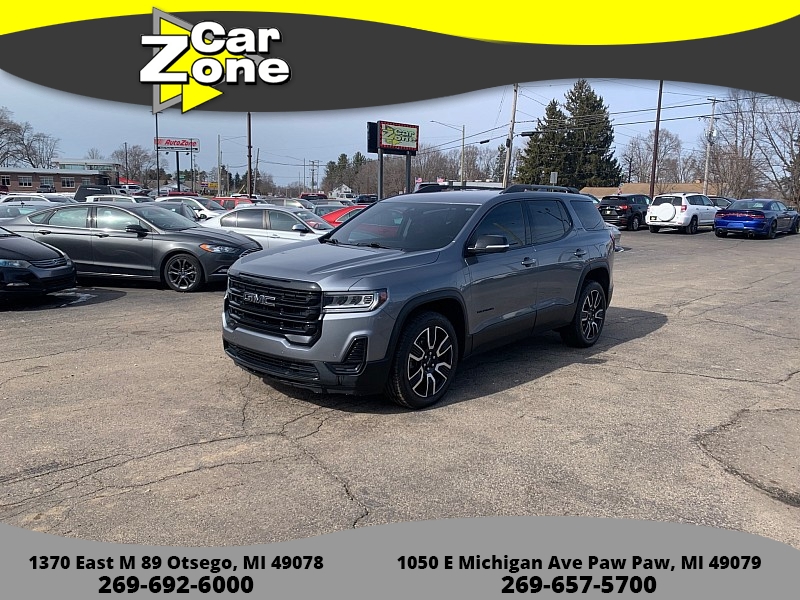 Used 2021  GMC Acadia AWD 4dr SLE at Car Zone Sales near Otsego&comma; MI