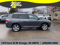 Used 2012  Toyota Highlander 4d SUV AWD Limited at Car Zone Sales near Otsego&comma; MI