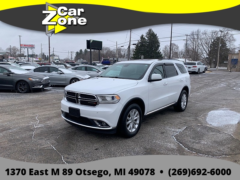 Used 2014  Dodge Durango 4d SUV AWD SXT at Car Zone Sales near Otsego&comma; MI