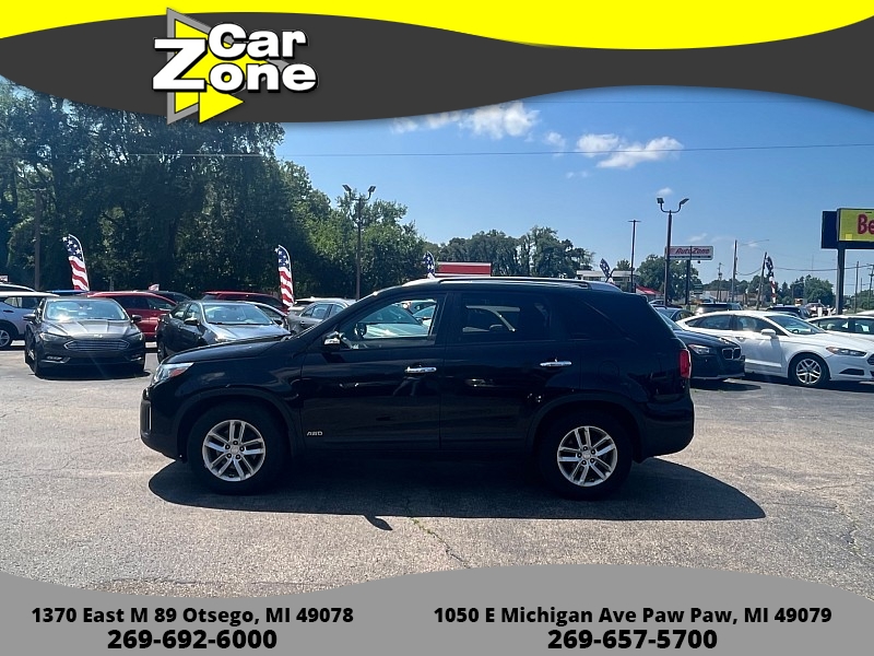 Used 2014  Kia Sorento 4d SUV AWD LX V6 at Car Zone Sales near Otsego, MI