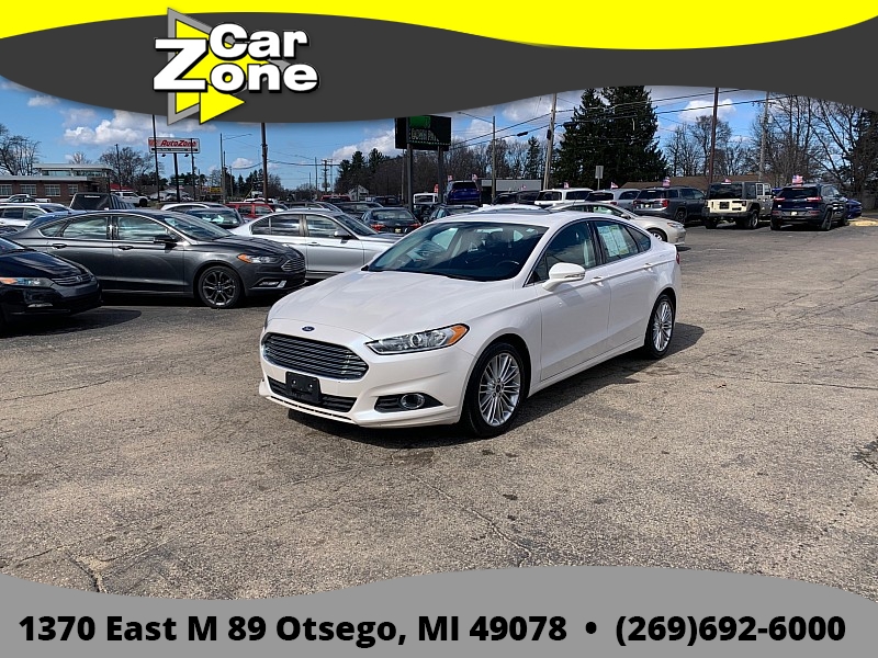 Used 2016  Ford Fusion 4d Sedan SE 1&period;5L EcoBoost at Car Zone Sales near Otsego&comma; MI