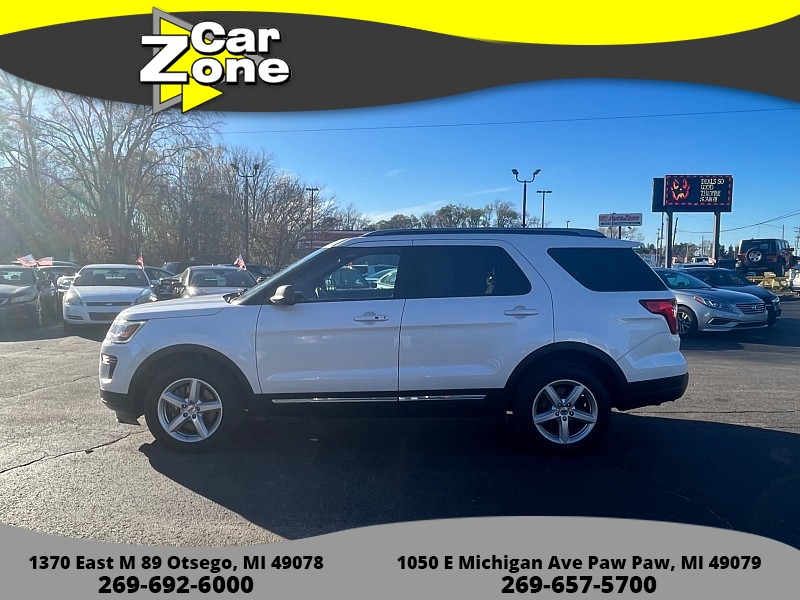 Used 2018  Ford Explorer 4d SUV FWD XLT Ecoboost at Car Zone Sales near Otsego, MI