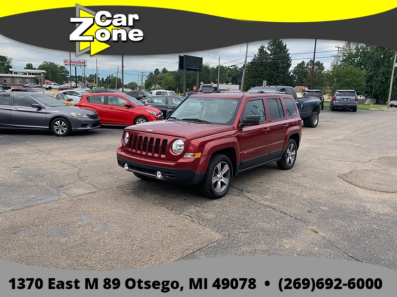 Used 2017  Jeep Patriot 4d SUV FWD High Altitude at Car Zone Sales near Otsego&comma; MI