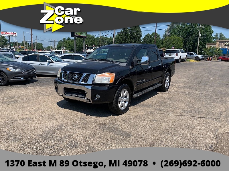 Used 2008  Nissan Titan 4WD Crew Cab LE at Car Zone Sales near Otsego&comma; MI