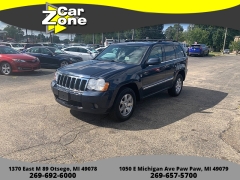  2009 Jeep Grand Cherokee 4d SUV 4WD Limited V8 at Car Zone Sales near Otsego, MI