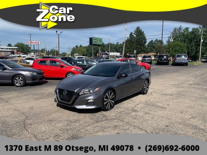 Used 2021 Nissan Altima 2.5 SR Sedan at Car Zone Sales near Otsego, MI