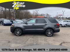 Used 2018  Ford Explorer 4d SUV 4WD Sport at Car Zone Sales near Otsego&comma; MI