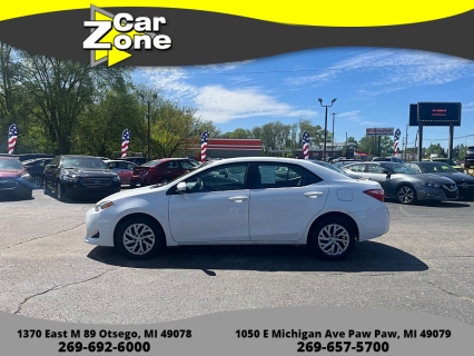 Used 2019 Toyota Corolla 4d Sedan LE ECO at Car Zone Sales near Otsego, MI