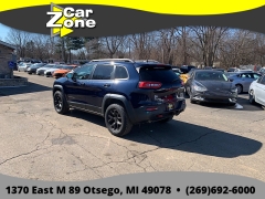 Used 2015  Jeep Cherokee 4d SUV 4WD Trailhawk V6 at Car Zone Sales near Otsego&comma; MI