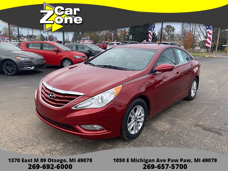 Used 2013  Hyundai Sonata 4dr Sdn 2.4L Auto GLS at Car Zone Sales near Otsego, MI