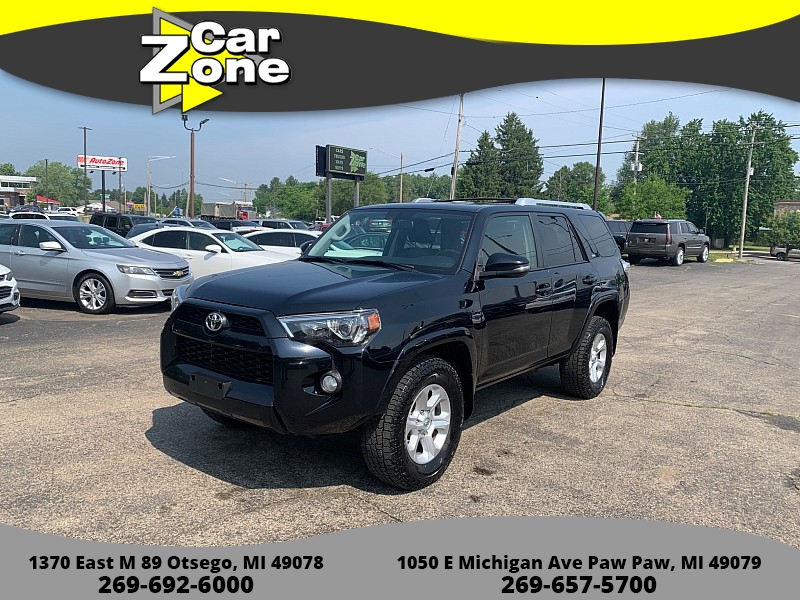 Used 2016 Toyota 4Runner 4d SUV 4WD SR5 at Car Zone Sales near Otsego, MI