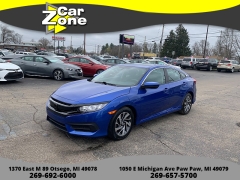Used 2018 Honda Civic Sedan 4d EX at Car Zone Sales near Otsego, MI