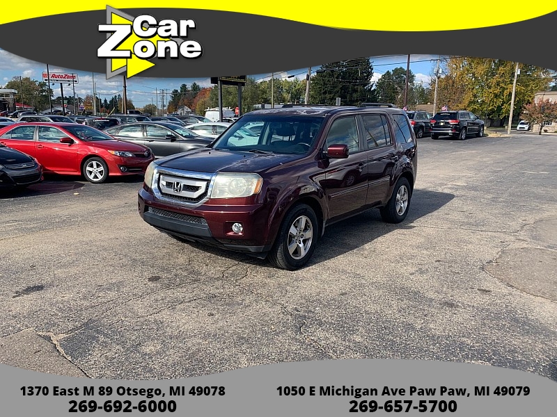 Used 2009  Honda Pilot 4d SUV 4WD EX-L at Car Zone Sales near Otsego, MI