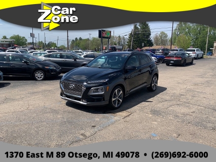 Used 2021 Hyundai Kona Ultimate DCT AWD at Car Zone Sales near Otsego, MI