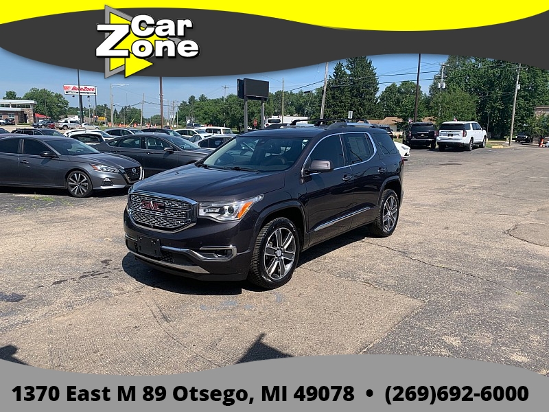 Used 2019  GMC Acadia 4d SUV AWD Denali at Car Zone Sales near Otsego&comma; MI