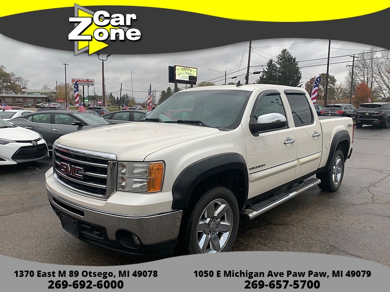 Used 2012  GMC Sierra 1500 4WD Crew Cab SLT at Car Zone Sales near Otsego, MI